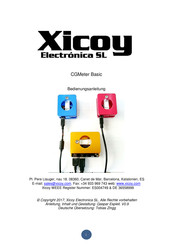 Xicoy CGMeter Basic Bedienungsanleitung