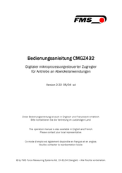 FMS CMGZ432 Bedienungsanleitung