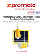 Promate SolarLamp-1 Bedienungsanleitung