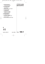 Pro Work PFSG 180/1 Bedienungsanleitung