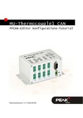 Peak System MU-Thermocouple1 CAN Bedienungsanleitung