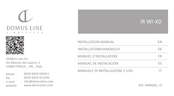 DOMUS LINE IR WI-XD Installationshandbuch