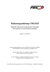 Fms CMGZ433 Bedienungsanleitung