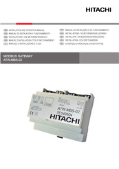 Hitachi ATW-MBS-02 Installations- Und Betriebshandbuch