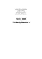 Avolites AZURE 2000 Bedienungshandbuch