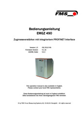 Fms EMGZ 490 Bedienungsanleitung