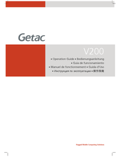 Getac V200 Bedienungsanleitung