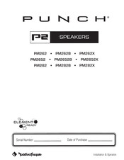 Rockford Fosgate PUNCH PM262X Handbuch