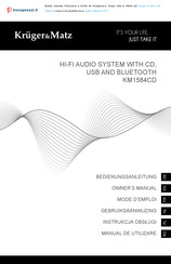 Kruger&Matz KM1584CD Bedienungsanleitung