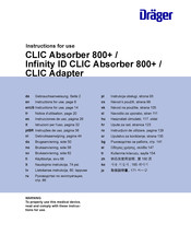 Dräger CLIC Absorber 800+ Gebrauchsanweisung