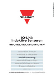 CARLO GAVAZZI ICB18 Betriebsanleitung