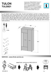 Forte TULON TULS821 Montageanleitung