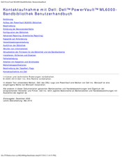 Dell PowerVault ML6000 Benutzerhandbuch