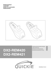 Sunrise Medical Quickie DX2-REM421 Bedienungsanleitung