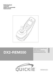 Sunrise Medical Quickie DX2-REM550 Bedienungsanleitung