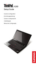 Lenovo ThinkPad X280 Einrichtungsanleitung