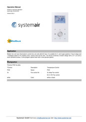 SystemAir TControl POD 3s Bedienungsanleitung