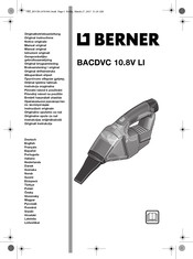 Berner BACDVC 10.8V LI Originalbetriebsanleitung & Montageanleitung