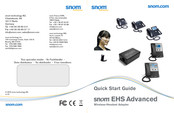 Snom EHS Advanced Kurzanleitung