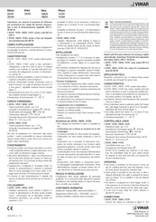 Vimar Arké Installationsanleitung