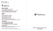 TaoTronics TT-BH029 Bedienungsanleitung
