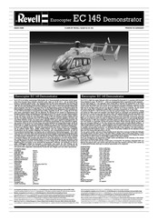 REVELL Eurocopter EC 145 Demonstrator Bedienungsanleitung