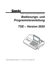 Sam4s NR-420 Series Bedienungs- Und Programmieranleitung