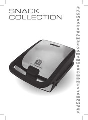 TEFAL SNACK COLLECTION SW853D12 Bedienungsanleitung