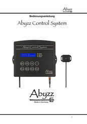 venotec Abyzz Control System Bedienungsanleitung