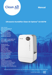 Clean Air Optima CA-607W Gebrauchsanweisung