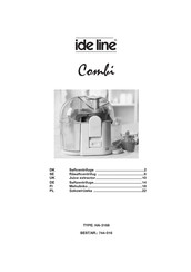 Ide Line Combi Typ HA-3168 Handbuch
