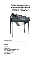 Palax Cleaner Bedienungsanleitung