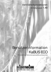 Kampmann KaBUS ECO Benutzerinformation