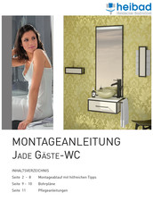 heibad Jade Gäste-WC Montageanleitung