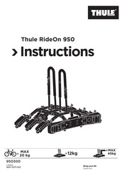 Thule RideOn 950 Installationsanleitung