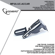 Gembird MP3A-UC-ACCAR Handbuch