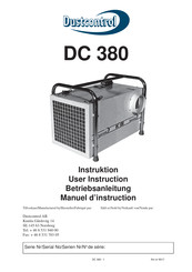 Dustcontrol DC 380 Betriebsanleitung