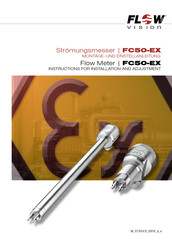 Flow vision FC50-EX Montage- Und Einstellanleitung