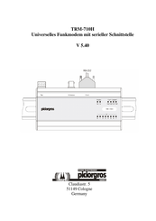 piciorgros TRM-710H Handbuch