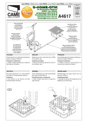 Came FROG serie Installation
