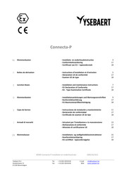 Ysebaert Connecta-P Installationsanleitungen Und Wartungsvorschriften