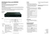 indexa SDIDVR2004 Bedienungsanleitung