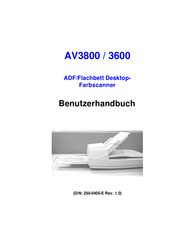 Avision AV3800 Benutzerhandbuch