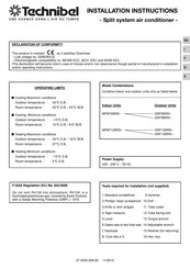 Technibel MPAF99R5I Installationsanleitungen