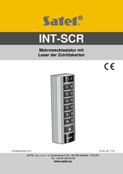 Satel INT-SCR Anleitung