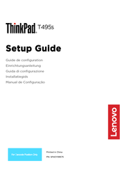 Lenovo ThinkPad T495s Einrichtungsanleitung
