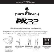 Turtle Beach PX 22 Kurzanleitung