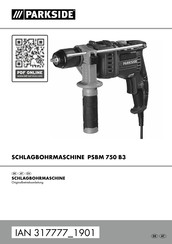 Parkside PSBM 750 B3 Originalbetriebsanleitung