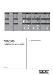 GEZE MBZ300 Montageanleitung