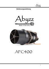 venotec Abyzz AFC400 Bedienungsanleitung